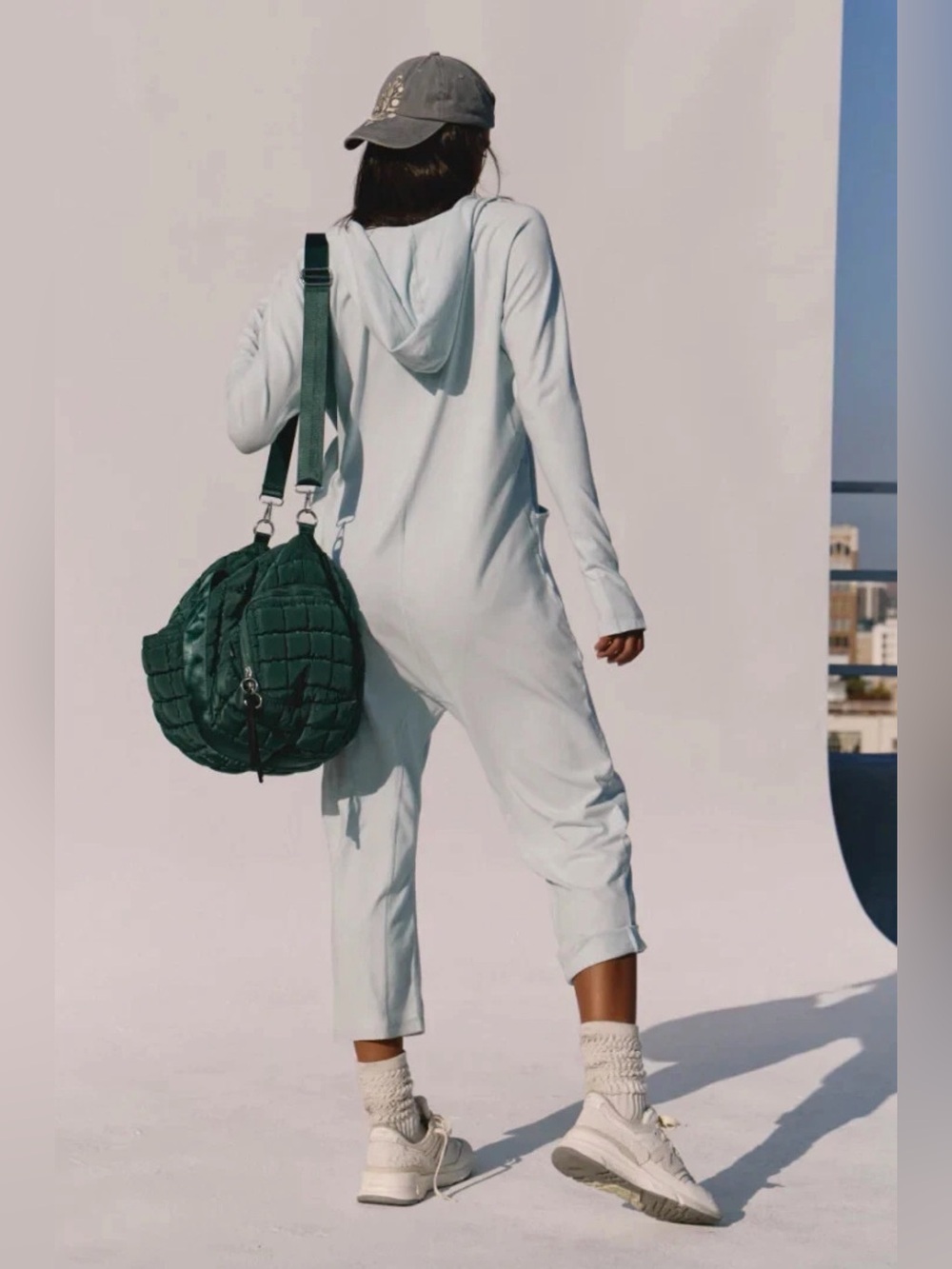 NWT FP Movement Hot Shot Long Sleeve Jumpsuit - Picture 2 of 5